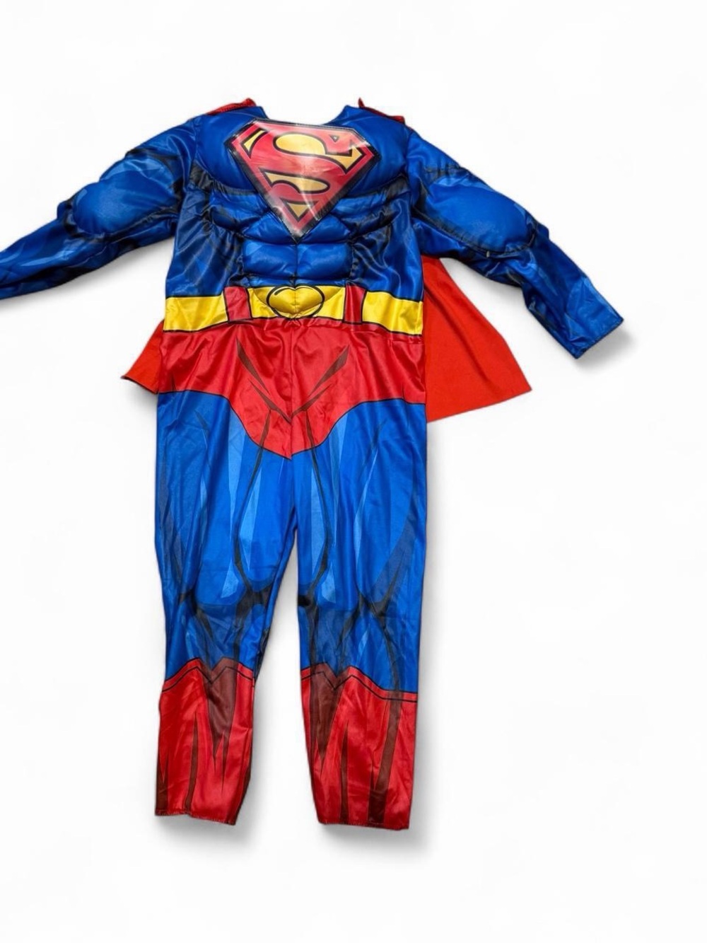 Kids Blue and Red Superhero Costume with Cape